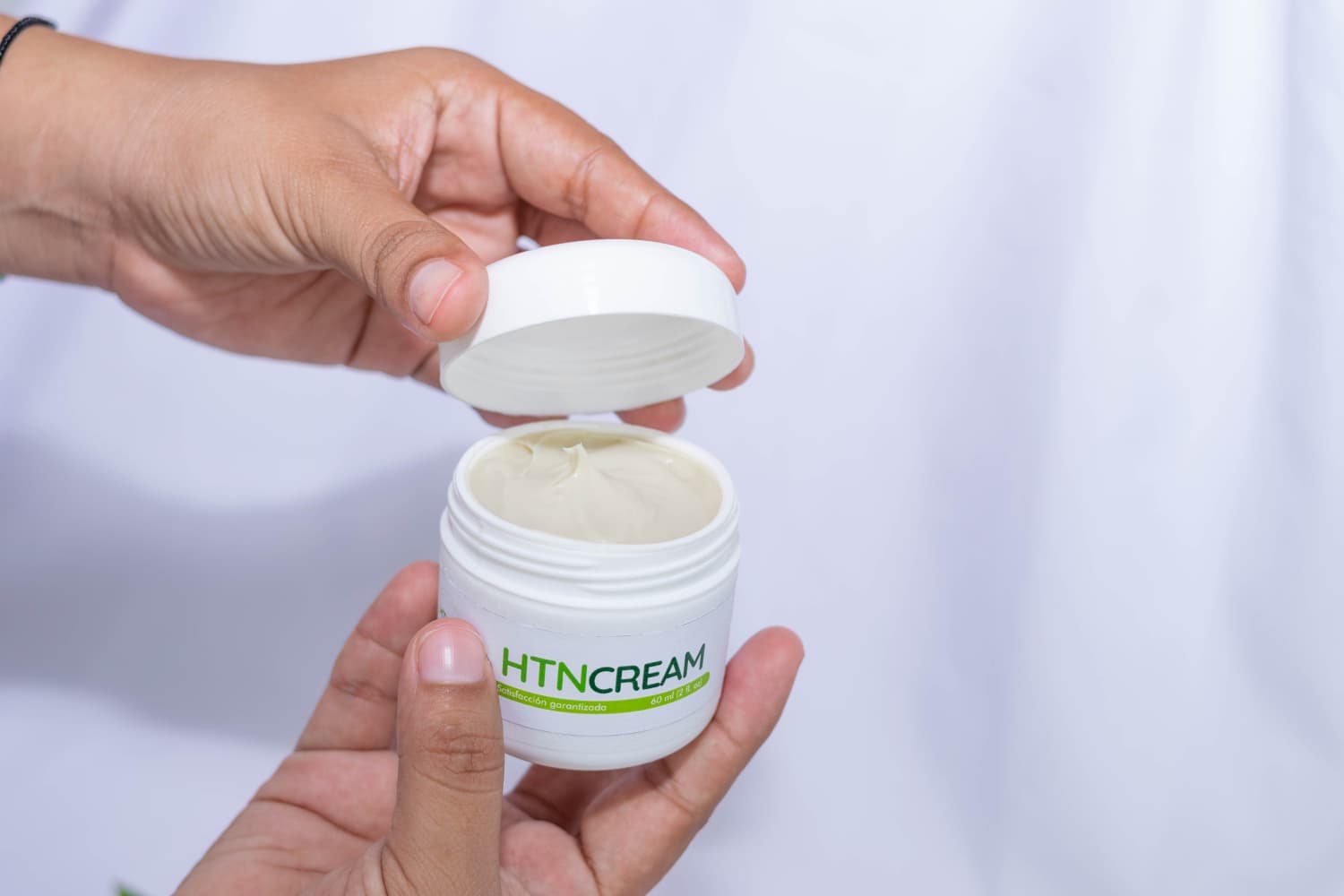HTN Cream in hands